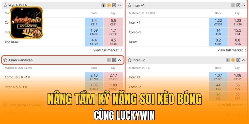 Nâng tầm kỹ năng soi kèo bóng đỉnh cao cùng Luckywin 